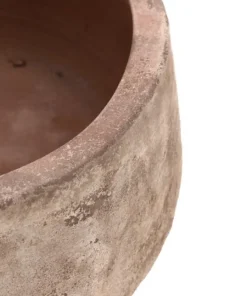 Bizzotto Vasi E Coprivasi>SET3 P.VASO MINH TONDO TERRACOTTA BRUNIT