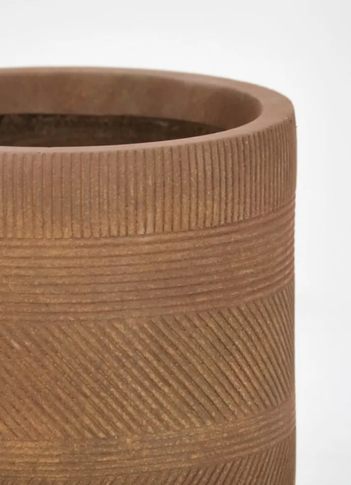 Bizzotto Vasi E Coprivasi>SET5 P.VASO RIGO CIL RUSTY