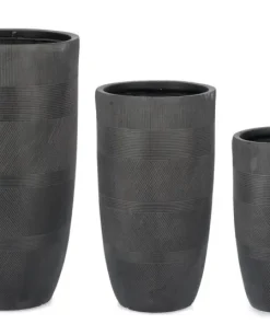 Bizzotto Vasi E Coprivasi>SET3 P.VASO RIGO TO ANTRACITE ALTO