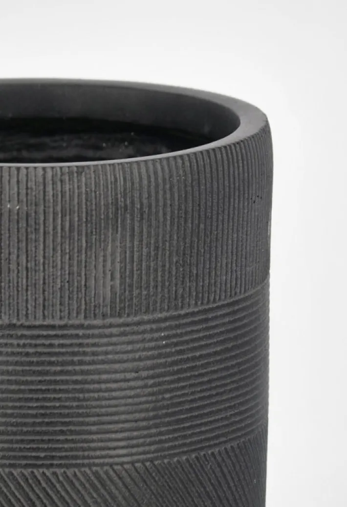 Bizzotto Vasi E Coprivasi>SET3 P.VASO RIGO TO ANTRACITE ALTO