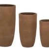 Bizzotto Vasi E Coprivasi>SET3 P.VASO RIGO TO RUSTY ALTO
