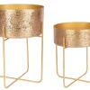 Bizzotto Coprivasi>SET2 P.VASO VARANASI STAND TO ORO