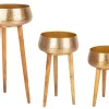 Bizzotto Coprivasi>SET3 P.VASO VARANASI TREPPIEDE TO ORO