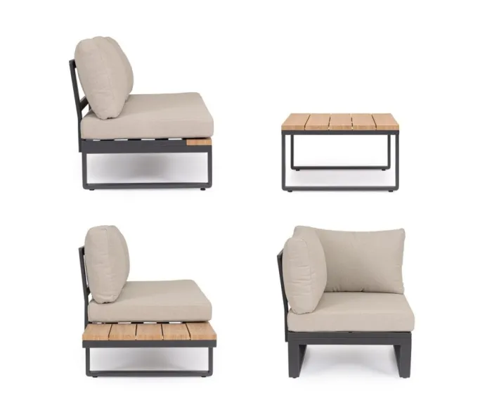 Bizzotto Salotti Completi>SET SALOTTO ANG. C-C ZELMAR ANTR. YK13