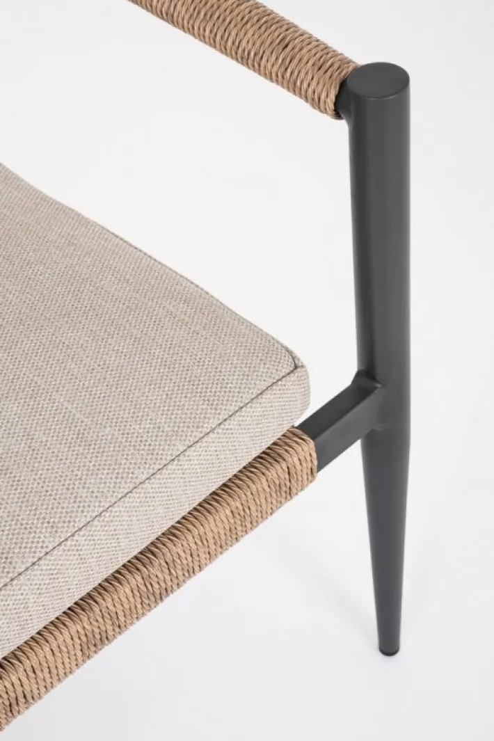 Bizzotto Salotti Completi>SET4 SALOTTO C-C JANDIA ANTRACIT/NATURAL