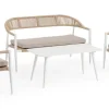 Bizzotto Salotti Completi>SET4 SALOTTO C-C JANDIA BIANCO/BEIGE