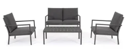 Bizzotto Salotti Completi>SET4 SALOTTO C-C KONNOR ANTRACITE CX23