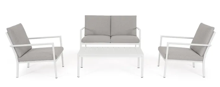 Bizzotto Salotti Completi>SET4 SALOTTO C-C KONNOR BIANCO CX21