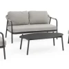 Bizzotto Salotti Completi>SET4 SALOTTO C-C MIRAVET ANTRACITE/KHAKI