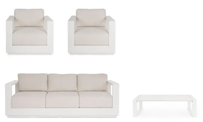 Bizzotto Salotti Completi>SET4 SALOTTO C-C MOSES VAPOR YK15