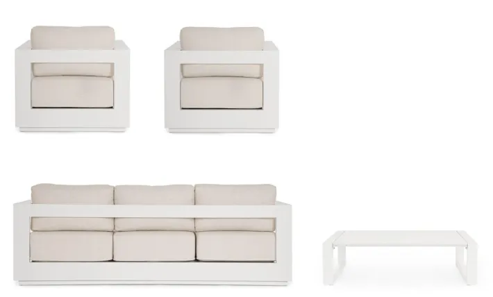 Bizzotto Salotti Completi>SET4 SALOTTO C-C MOSES VAPOR YK15