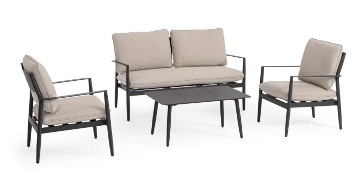 Bizzotto Salotti Completi>SET4 SALOTTO C-C NEBULA ANTRACITE YK13