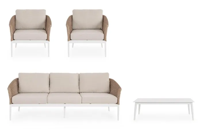 Bizzotto Salotti Completi>SET4 SALOTTO C-C OCEANA VAPOR YK15