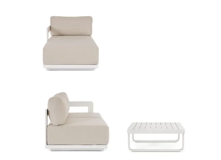 Bizzotto Salotti Completi>SET SALOTTO LOUNGE C-C MARIEL VAPOR YK15