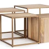 Bizzotto Tavolini>SET4 TAVOLINI IN LEGNO - JAIDEV