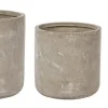 Bizzotto Vasi E Coprivasi>SET3 VASO CEMENT CIL SABBIA