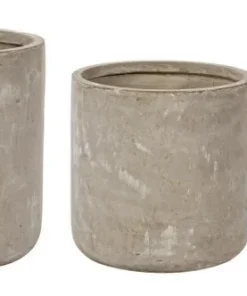 Bizzotto Vasi E Coprivasi>SET3 VASO CEMENT CIL SABBIA