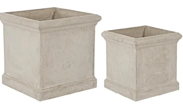 Bizzotto Vasi E Coprivasi>SET2 VASO CEMENT QU SABBIA