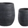 Bizzotto Vasi E Coprivasi>SET2 VASO GRAFFITI BOMB NERO