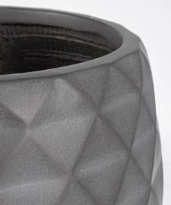 Bizzotto Vasi E Coprivasi>SET2 VASO PYRAMID CIOTOLA ANTRACITE