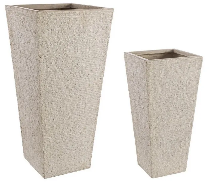 Bizzotto Vasi E Coprivasi>SET2 VASO ROCCIA QU ALTO SABBIA