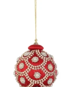 Bizzotto Pendagli>SFERA CRYSTAL ROSSO D80