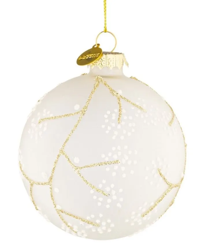 Bizzotto Sfere>SFERA VT FLORAL BIANCO OP D80
