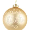 Bizzotto Sfere>SFERA VT MERRY CHRISTMAS CHAMPAGNE D80