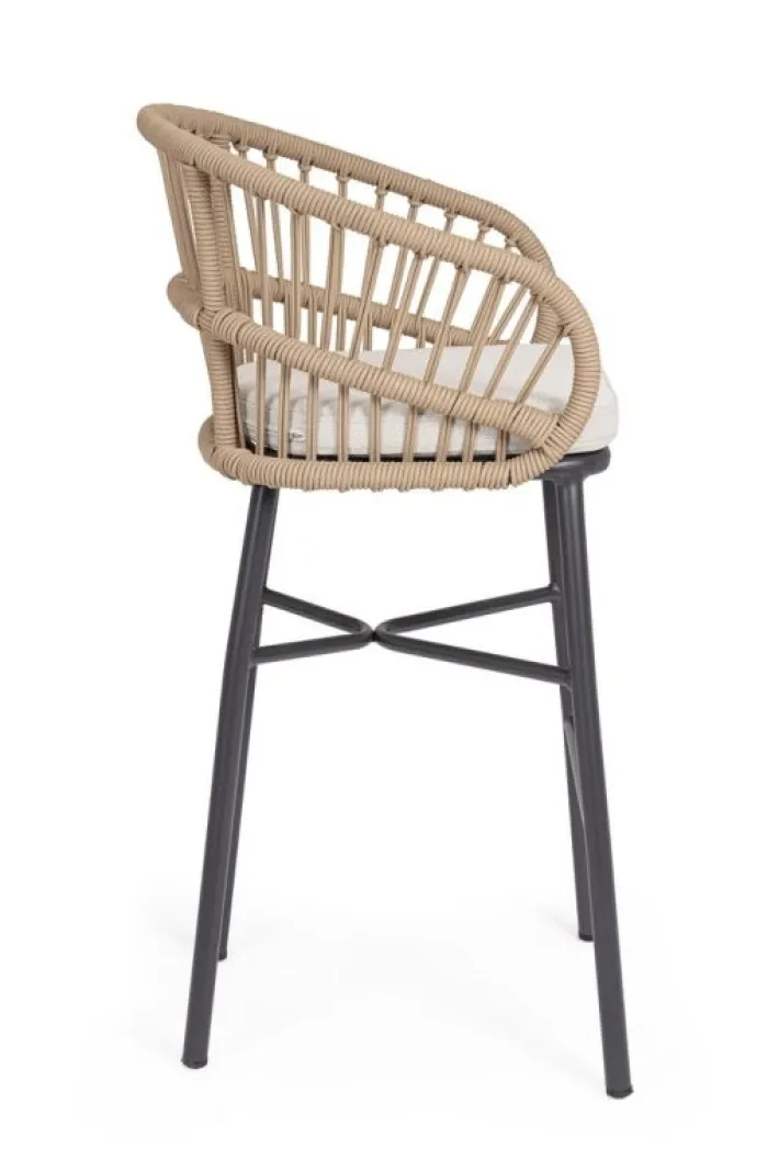 Bizzotto Sgabelli>SGABELLO BAR C-C ODIVELAS BEIGE