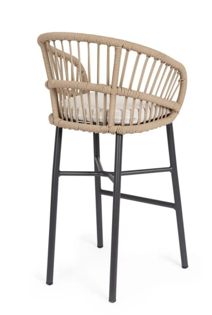 Bizzotto Sgabelli>SGABELLO BAR C-C ODIVELAS BEIGE