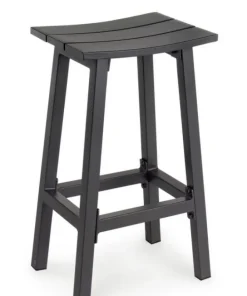 Bizzotto Sgabelli>SGABELLO BAR IN ALLUMINIO ANTRACITE YK13 - SKIPPER