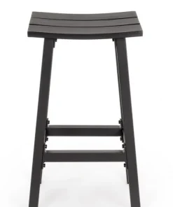 Bizzotto Sgabelli>SGABELLO BAR IN ALLUMINIO ANTRACITE YK13 - SKIPPER