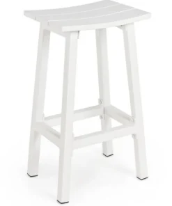 Bizzotto Sgabelli>SGABELLO BAR IN ALLUMINIO BIANCO YK11 - SKIPPER