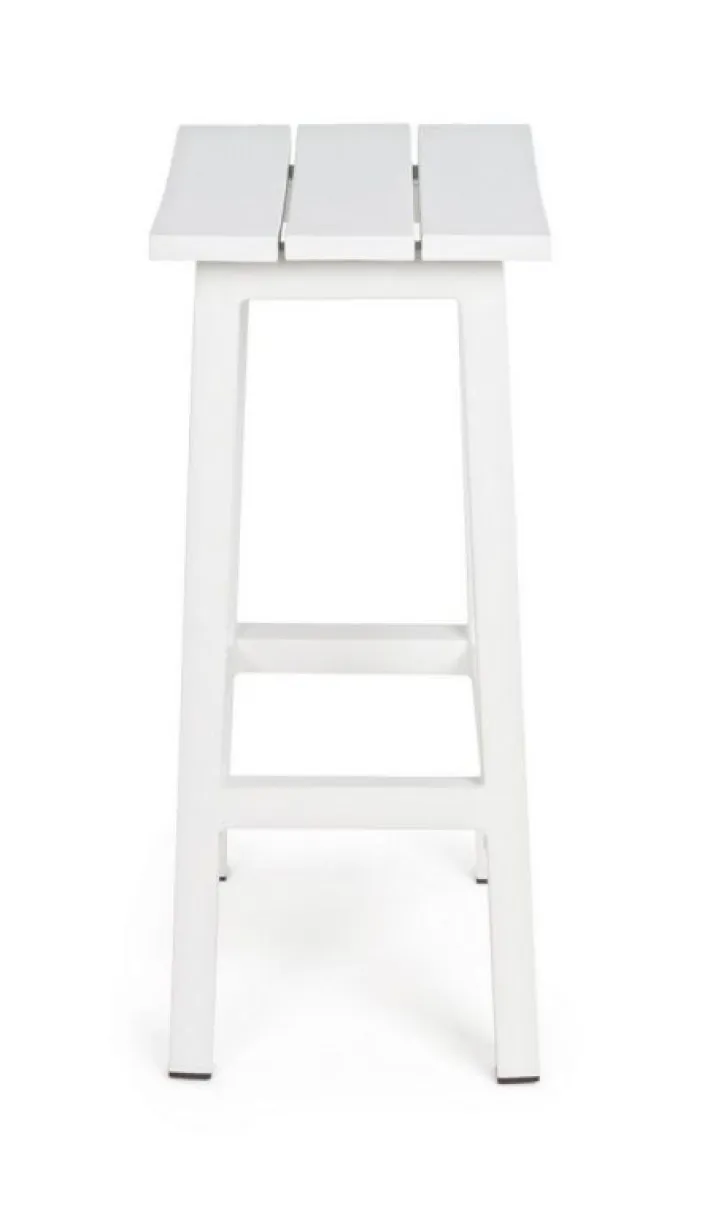 Bizzotto Sgabelli>SGABELLO BAR IN ALLUMINIO BIANCO YK11 - SKIPPER