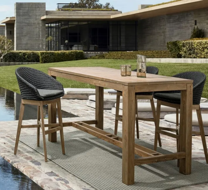 Bizzotto Sgabelli>SGABELLO BAR IN CORDA PER ESTERNO ANTRACITE - COACHELLA
