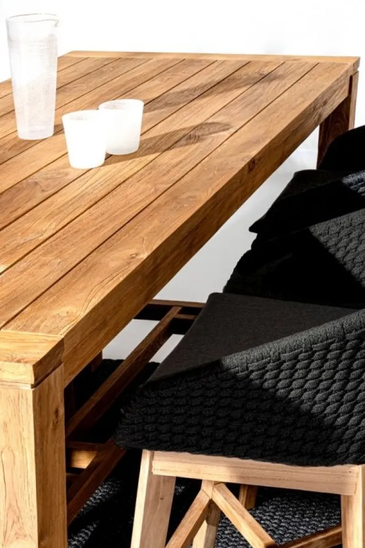 Bizzotto Sgabelli>SGABELLO BAR IN CORDA PER ESTERNO ANTRACITE - COACHELLA