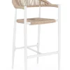 Bizzotto Sgabelli>SGABELLO BAR JANDIA BIANCO/BEIGE
