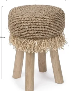 Bizzotto Sgabelli>SGABELLO IN FIBRE NATURALI G01 - FLORINDA