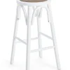 Bizzotto Sgabelli Bar>SGABELLO IN LEGNO BIANCO - CIRCLE