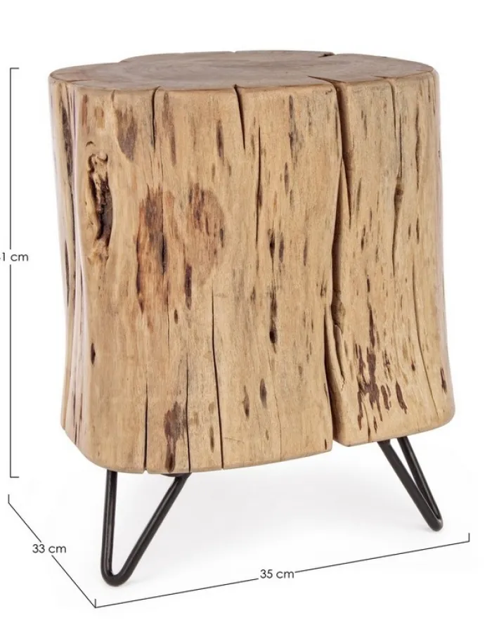 Bizzotto Sgabelli>SGABELLO IN LEGNO H41 - ARTUR