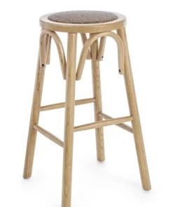 Bizzotto Sgabelli Bar>SGABELLO IN LEGNO NATURALE - CIRCLE