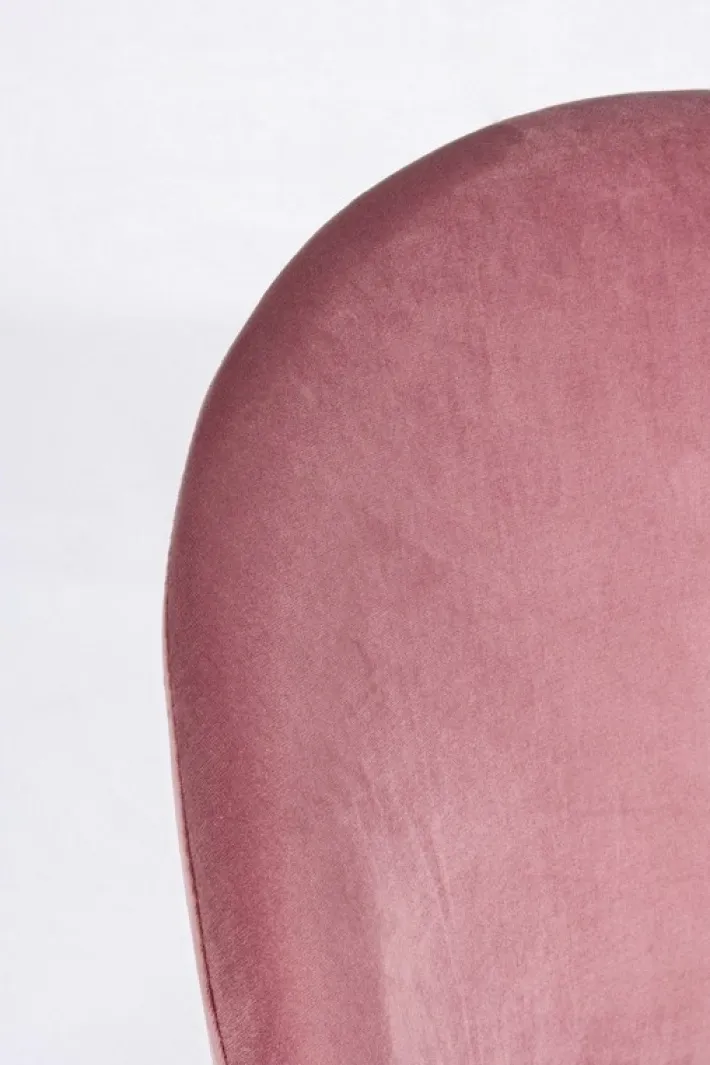 Bizzotto Sgabelli Bar>SGABELLO IN VELLUTO BLUSH - CARRY