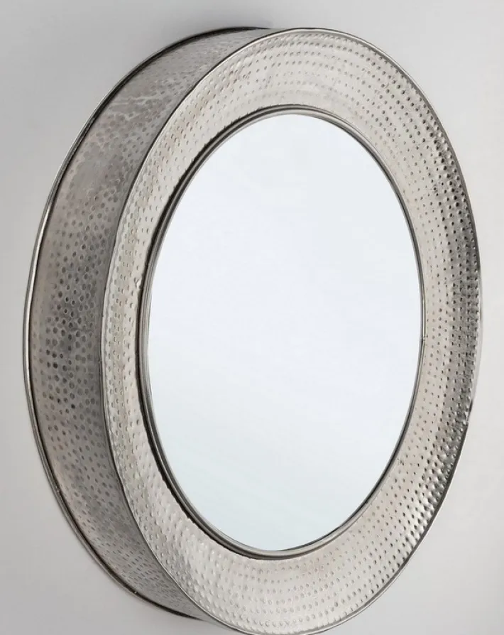 Bizzotto Specchi>SPECCHIO C-C ADARA NICKEL D80