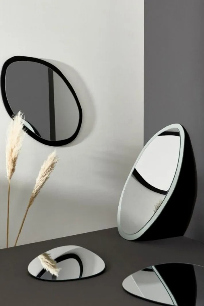 Bizzotto Specchi>SPECCHIO C-C ASTEROID NERO 51X79