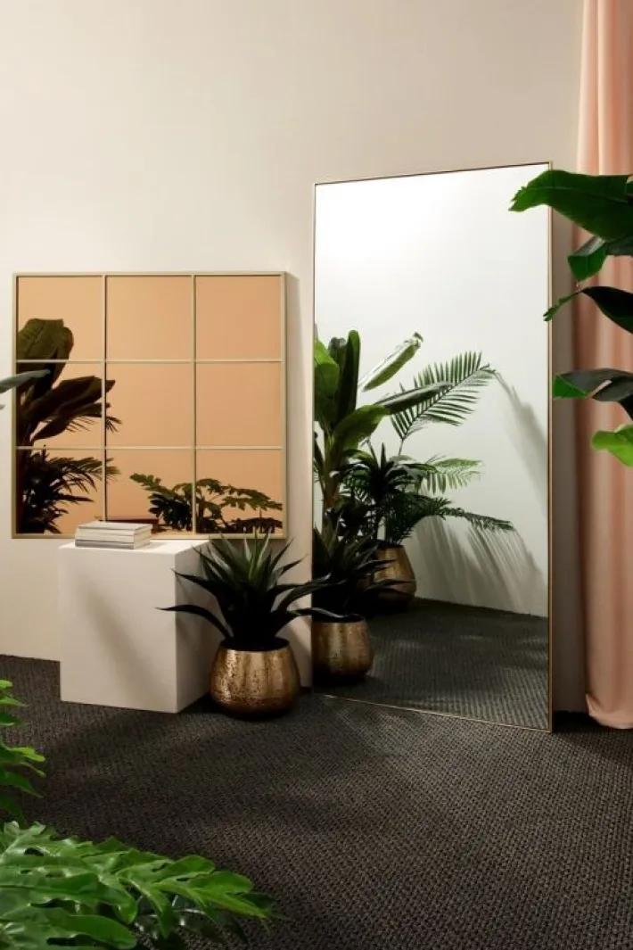 Bizzotto Specchi>SPECCHIO C-C WINDOW PLANET ORO-BR 90X90