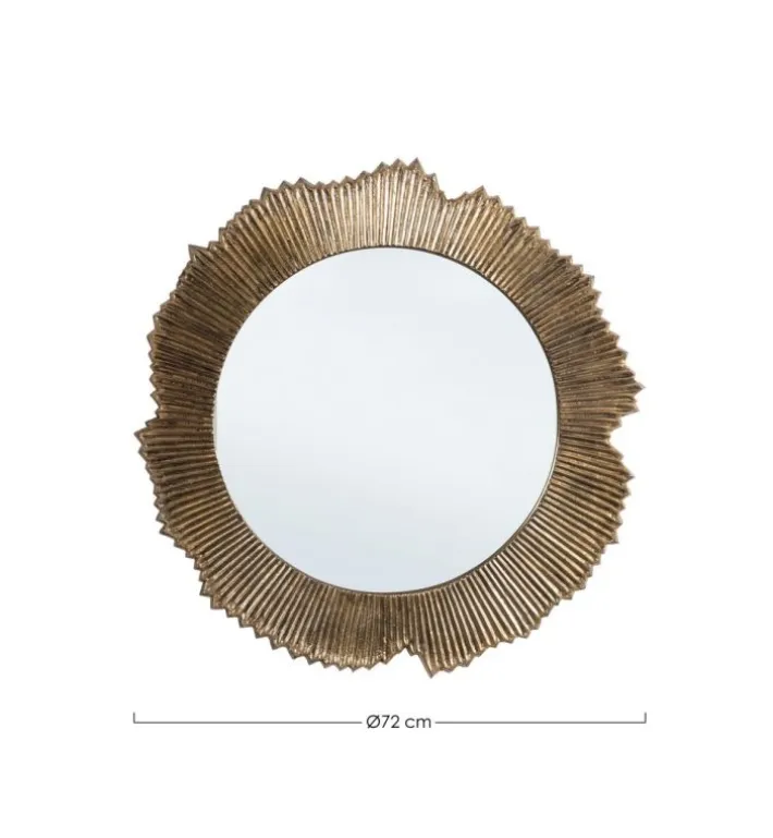Bizzotto Specchi>SPECCHIO C-C YAMIR ORO D72