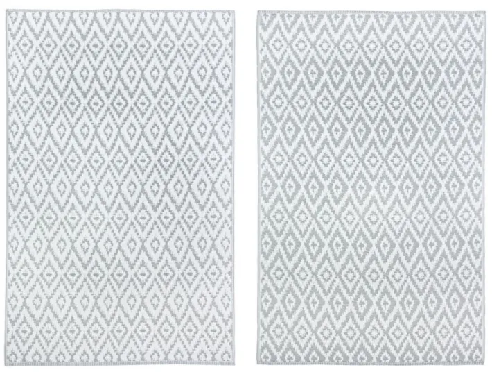 Bizzotto Tappeti Per Esterno>TAPPETO GRIGIO BIANCO 120X180 - RHOMBUS
