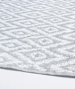 Bizzotto Tappeti Per Esterno>TAPPETO GRIGIO BIANCO 120X180 - RHOMBUS
