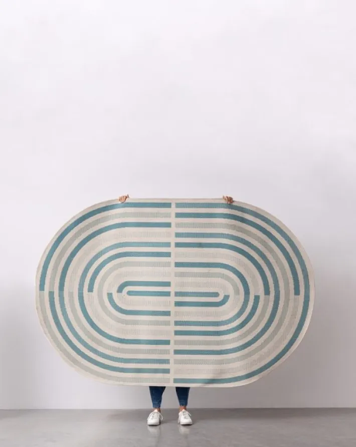 Bizzotto Tappeti Per Esterno>TAPPETO NOUR VERDE OV BLU BEIGE 160X229