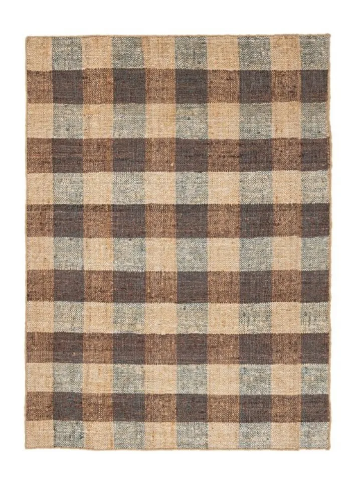 Bizzotto Tappeti>TAPPETO RUANDA QUADRI MARRONE 160X230